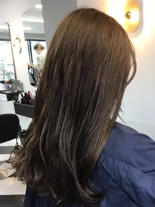 カラー セミロング 💫似合わせカット 💫かずはのヘアスタイル