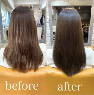 ロング 美髪矯正 蓮のヘアスタイル