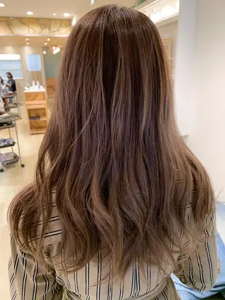 セミロング 渋谷ハイトーン/ デザインカラー阿部のヘアスタイル