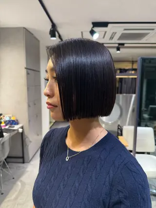 ショート Qin shaire salon 原宿所属・🌿パーマ/ボブ/ レイヤー/Mikiのヘアスタイル