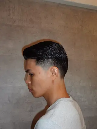 ショート カラー パーマ ヘアアレンジ メンズ キッズ grow hair works tokyo所属・葛西/barber/ 相山琉磨のヘアスタイル