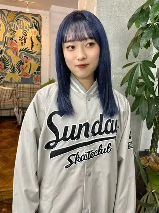 セミロング 🫧透明感カラー🫧 ハシモトタケルのヘアスタイル