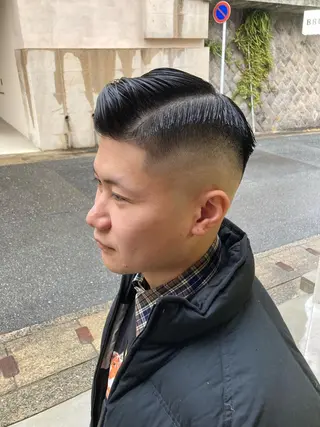 ショート カラー パーマ メンズ BRUNTJET所属・MAEDA MADOKAのヘアスタイル