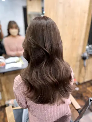 ロング カラー 韓国レイヤー/ 顔周り💕田中将吾のヘアスタイル