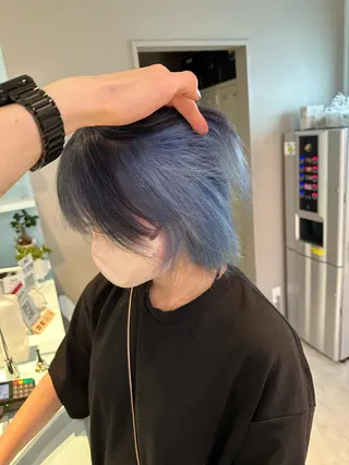 ミディアム カラー 🪄池袋ハイトーン 🪄ブリーチカラーのヘアスタイル
