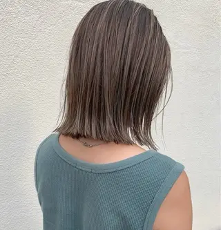ミディアム カラー 小林 優斗のヘアスタイル