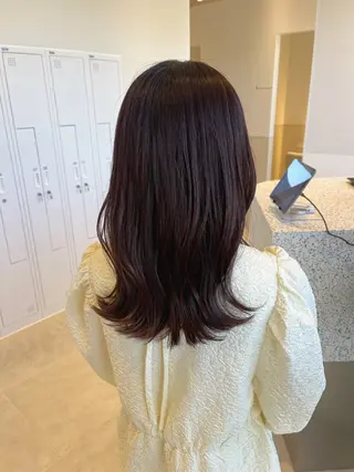 セミロング カラー SALOWIN京都河原町suite店所属・うる艶カラー／ 髪質改善／arisaのヘアスタイル