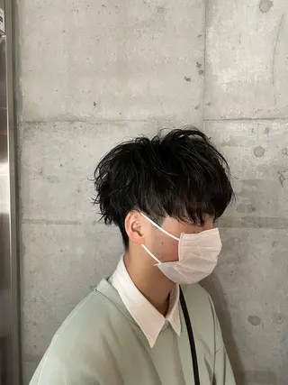 メンズ フリーランスシェアサロンルレイル所属・心斎橋/メンズ /ルレイル/地形真希のヘアスタイル