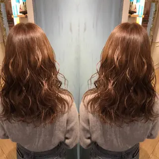 ミディアム カラー 韓国🇰🇷 ✂︎hair 内田愛のヘアスタイル