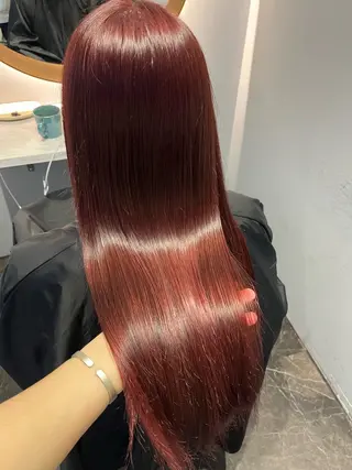 ロング カラー 韓国ヘア/髪質改善 /艶カラー/sahoのヘアスタイル