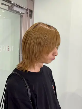 ミディアム 山本 梨華のヘアスタイル