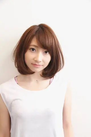 ミディアム ボブ/ショート/ 白髪染め/メンズ葛西のヘアスタイル