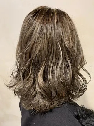 ミディアム 美髪形成!色素改善! 秋田 和輝のヘアスタイル