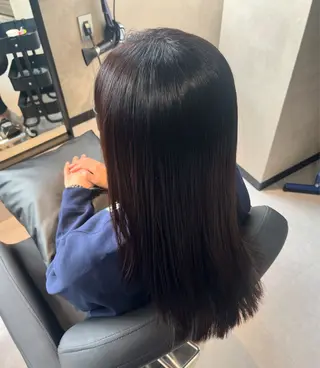 セミロング カラー 《.Xian》ナツミ /艶髪/髪質改善のヘアスタイル