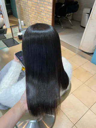 ロング パーマ 竹添 有梨沙のヘアスタイル