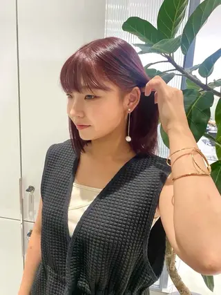 カラー ひかり/ショート /似合わせカラーのヘアスタイル