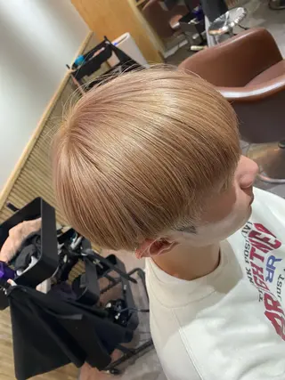 カラー メンズ メンズブリーチカラー /パーマ ごーた立川のヘアスタイル