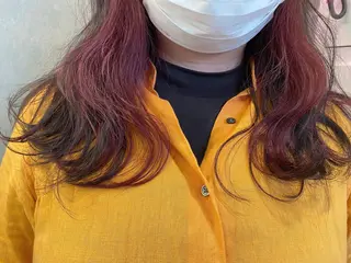 セミロング カラー 🕶️佐藤 海李🐏のヘアスタイル