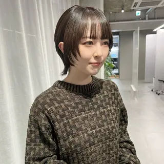 ショート 🐺立川のウルフ屋 さん🐺おかみ🐺のヘアスタイル