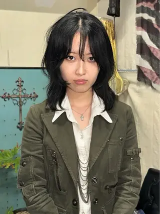 ミディアム est-r.Fukuoka所属・マエダルイ🫧 韓国ヘア🫧博多のヘアスタイル