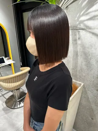 ミディアム ✨髪質改善特化✨副 店長椎葉信乃介のヘアスタイル