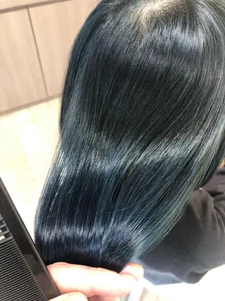 セミロング ブリーチ/髪質改善 NYNY大久保のヘアスタイル