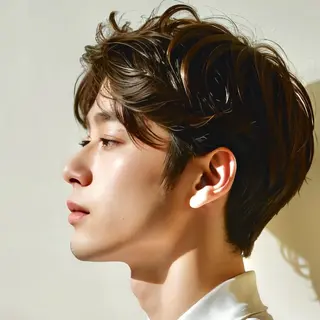 ショート カラー パーマ メンズ 🎸メンズ/パーマ/ ショート🎸工藤達哉のヘアスタイル