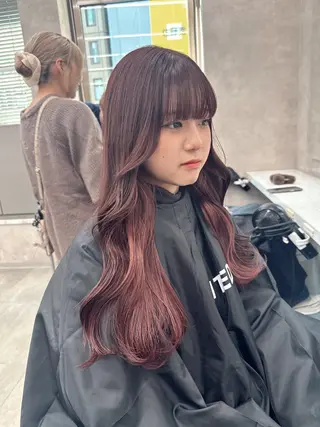 ロング カラー 🪞ハイトーン🪞 🤍waka🤍のヘアスタイル