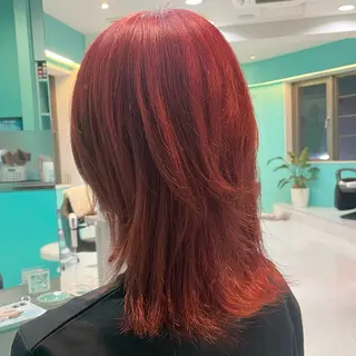 ミディアム カラー Natsuki🤍 透明感×艶カラー🫧のヘアスタイル