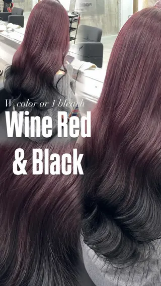 ロング カラー ブリーチ/髪質改善/ ハイトーン/暖色のヘアスタイル