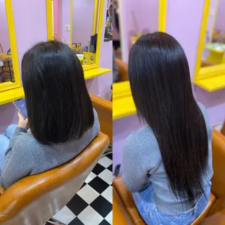 ミディアム チビ編み込みエクステ どぅ〜す/YUIのヘアスタイル