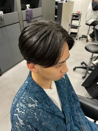 ミディアム メンズ 🐦‍🔥フェザーパ ーマ🐦‍🔥きるやのヘアスタイル