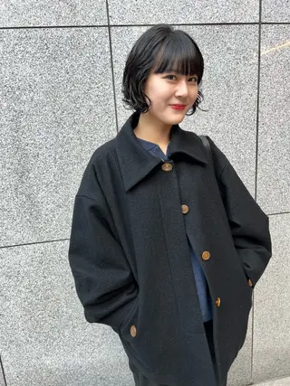 ショート パーマ 千葉 郁也のヘアスタイル