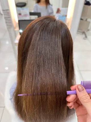 セミロング パーマ 伊佐 愛のヘアスタイル