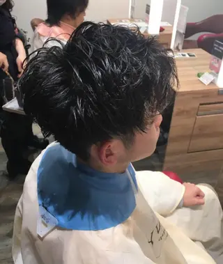 ショート パーマ メンズ 12月限定クーポン 💕大量更新ブリーチのヘアスタイル