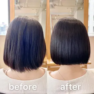 ショート パーマ KIZU 髪質改善 オカルト怪談のヘアスタイル