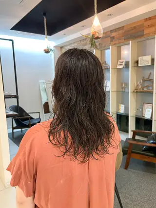 ロング パーマ 楚 光のヘアスタイル
