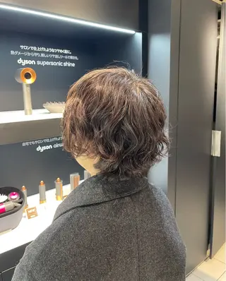 ショート パーマ 🍎ハイトーンカラー /MANA🍎のヘアスタイル