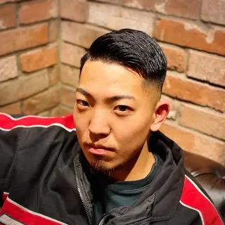ショート メンズ HIROGINZAプレミアムバーバー赤坂店所属・田中 千恩のヘアスタイル
