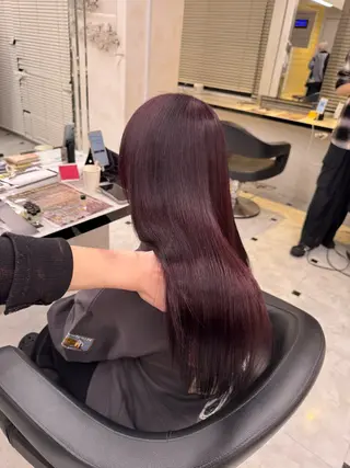 セミロング ♥️韓国/ガーリー 暖色misa♥️のヘアスタイル