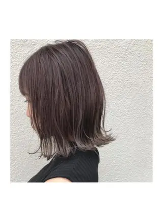 ミディアム カラー ワタベ ハヤト/ トップデザイナーのヘアスタイル