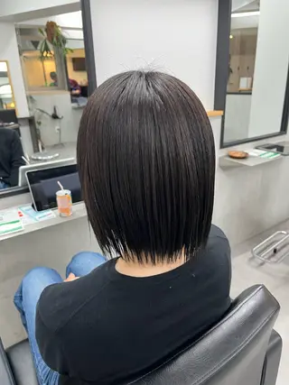 ミディアム 新宿/ボブ/レイヤー 縮毛矯正/SACHIのヘアスタイル