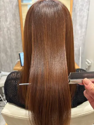 ロング KAEDE💖 縮毛矯正/艶カラーのヘアスタイル