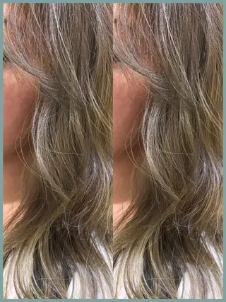 セミロング 内田 敦士のヘアスタイル