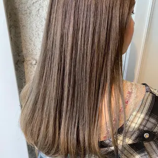 セミロング カラー ヘアアレンジ LIBERTE所属・再現度&髪質改善 LISAのヘアスタイル