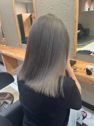 ミディアム 🏅EIGHT難波/ 【店長】タモツのヘアスタイル