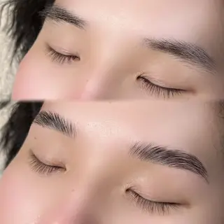 メンズ アイブロウ 𝐆𝐠𝐫𝐨𝐰 🍑𝐦𝐨𝐦𝐨のマツエク・マツパデザイン