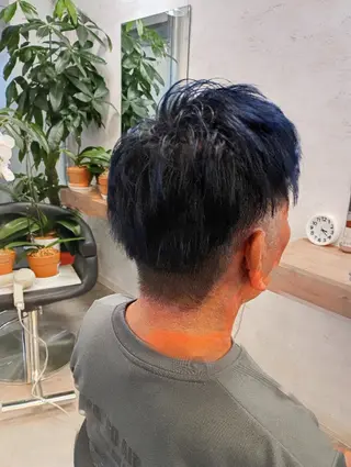 メンズ カラー and g.所属・下釜 みゆきのヘアスタイル