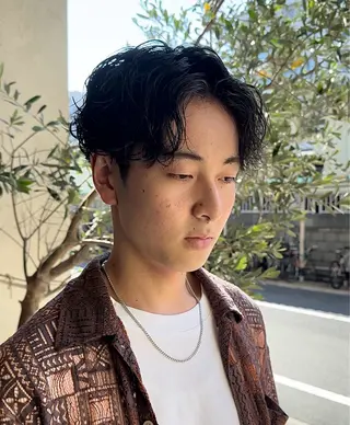 パーマ メンズ 年間2000名担当◎ パーマ職人/仲原佑樹のヘアスタイル