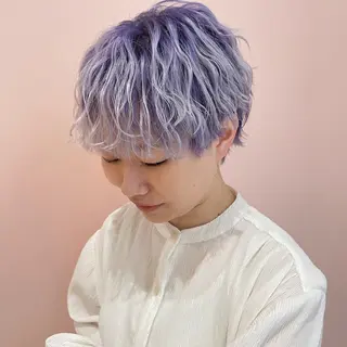 ショート 似合わせカット/ ハイトーンchimiのヘアスタイル